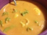 Creamy tortellini tomato soup