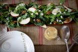 Autumn Salad with Apples, Blue Cheese, + Candied Walnuts