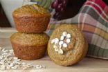 Banana Oatmeal Flax Muffins
