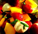 Caprese fruit salad