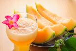 Kevin Pei's Rhubarb Cantaloupe Smoothie