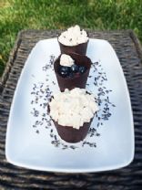 Lemon-Cardamom Cream and Blueberries