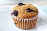 Banana and Blueberry Bran Protein Muffins