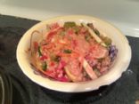 Red lentils with Acini de Pepe