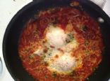 Italian eggs in tomato sauce