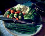 Karl's favorite steamed veggie platter