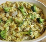 Chicken, Mushroom, Broccoli and Rice Casserole