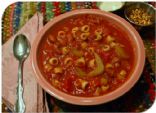 Slow Cooker Vegetarian Olive Garden Pasta e Fagioli Soup