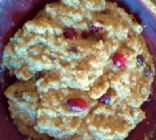 Cran-Raisin Pumpkin Pie Oatmeal (With Protein)