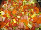 Smoked Turkey Sausage Vegetable Medley