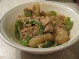 Turkey Potato Pepper Stirfry