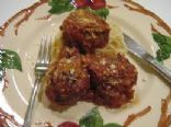 Baked Italian Meatballs