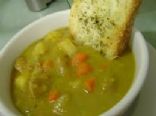 Split Pea Soup with bacon