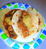 Shrimp & Black Bean Tacos (1/2 Cup)