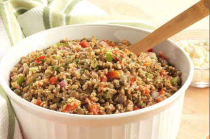 Herbed Bulgur and Lentil Salad