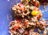 Brown Rice Nut Salad