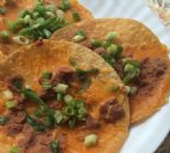 Stacked Bean and Cheese Tostadas