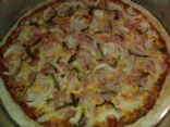 Keto Ham and Cheese Pizza