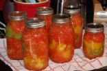 Homemade chunky spaghetti sauce for canning