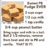 Easiest Peanut Butter Fudge Ever