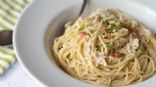 Slow Cooker Bacon Ranch Chicken & Pasta