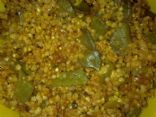 Bottle gourd-Flat beans-Pearl millet Pulao.