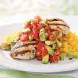 Cilantro-Lime Chicken w/Avocado Salsa