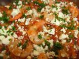 Shrimp with Feta Cheese