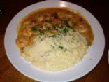 Shrimp with Country Ham and Red-Eye Gravy