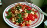 Spinach Tofu Veggie Scramble