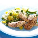 Caribbean Chicken Strips & Rice