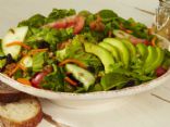 Fresh Garden Salad with Strawberries