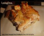 Full-O-Fruit (Apples, Raisins,& Pineapple) Bread Pudding