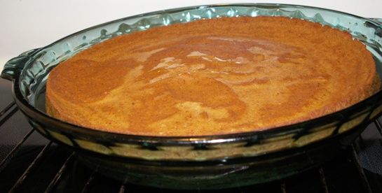 Self-Crust Pumpkin Pie