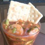 Mexican Shrimp Cocktail Soup