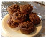 Natural Whole-Grain Pumpkin-Oatmeal-Raisin Muffin made with Date Sugar