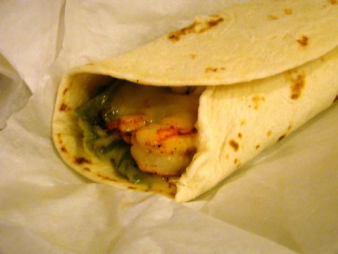 shrimp curry wraps 