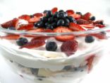 4th of July No Bake Skinny Strawberry Shortcake Trifle, Ready in Minutes