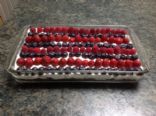 4th of July No Bake Cheesecake