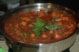 Chunkey Black Bean, Lentil, & Sweet Potato Soup