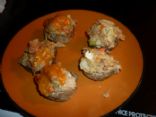 Tuna stuffed mushrooms