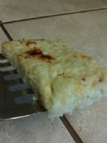 cheesy cauliflower flat snack