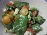 Tomato, Feta, and Spinach Salad