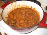 Sweet Potato and Black Bean Chili