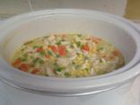 Crockpot Chicken Vegetable Noodle Soup