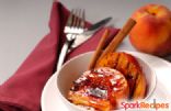 Grilled Peaches with Raspberries