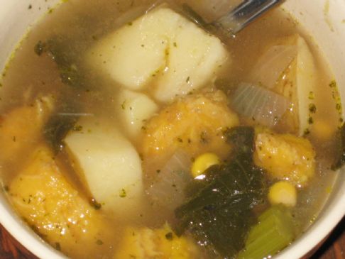 Cindy's Savory Plantain Soup