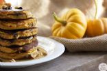 Pumpkin Chocolate Chip Protein Pancakes