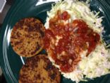 Boca Burgers with Pico de Gallo