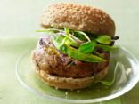 Tuna Burgers with Carrot-Ginger Sauce
